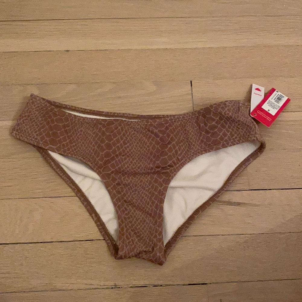 Xhilaration nude snakeskin bikini bottom